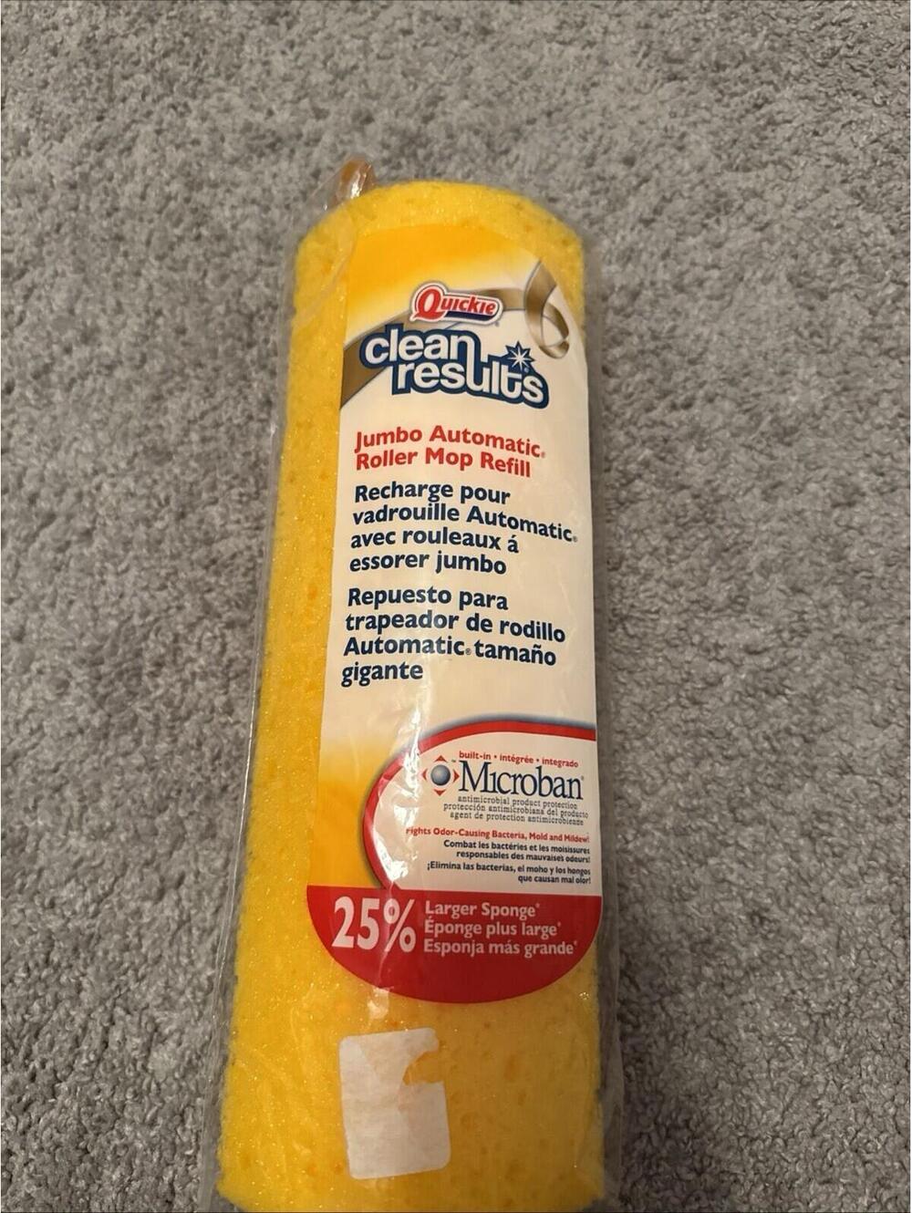 QUICKIE Jumbo Automatic Roller Mop Head Refill Type P - #055CR [COPY]